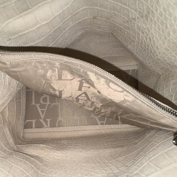 FURLA Croc-Embossed Leather Handbag - Picture 9 of 9